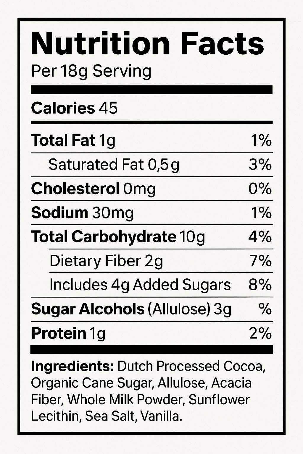 Classic Chocolate Milk, Cleaner